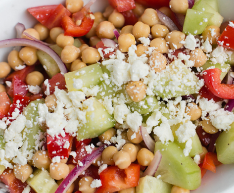 High Protein Greek Salad