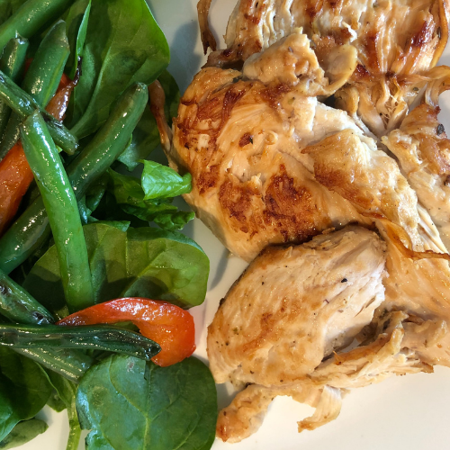 Grilled Chicken with Green Beans